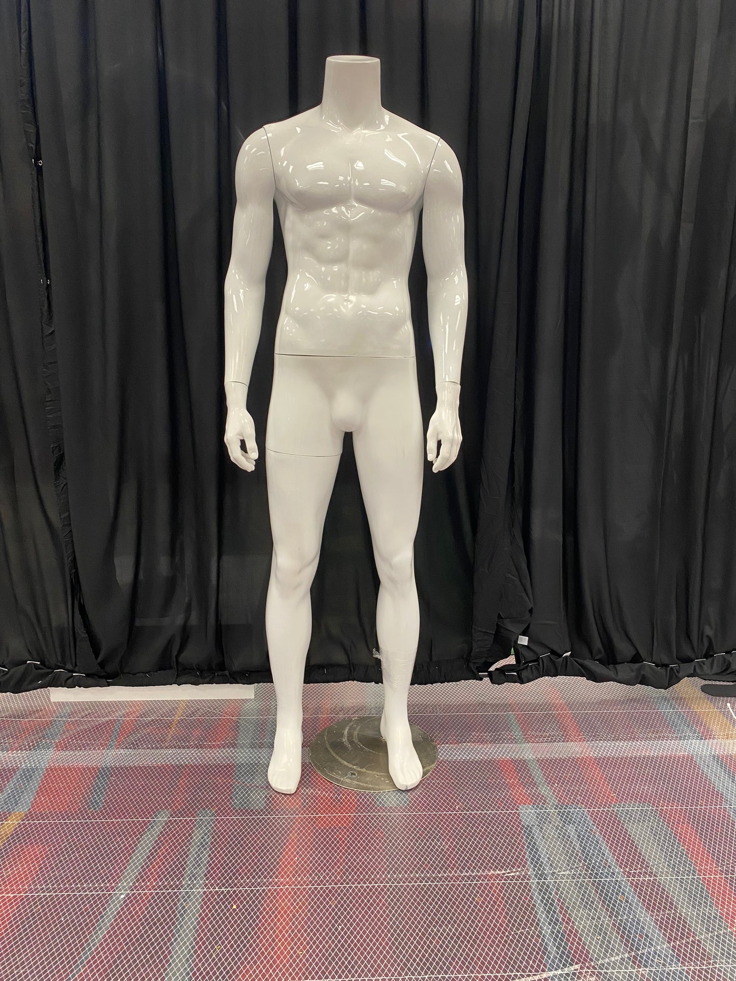 Headless Full Body White Glossy, Male Peter FB264