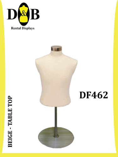 B-Dress Form Beige Size 39"  Male DF462