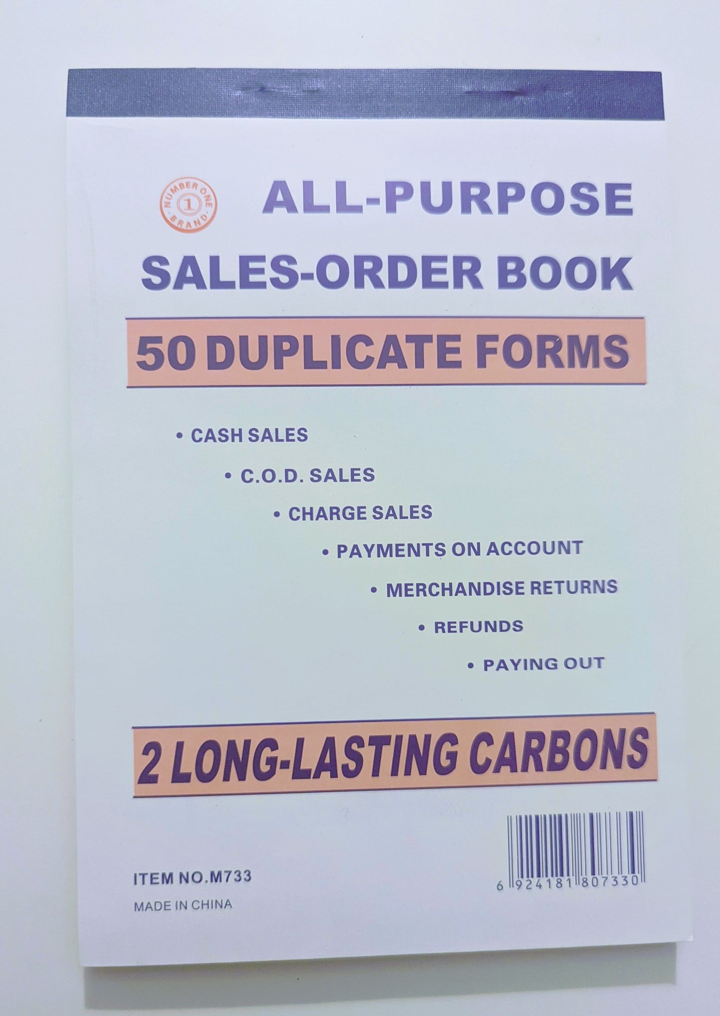 ALL PURPOSE SALES ORDER BOOK