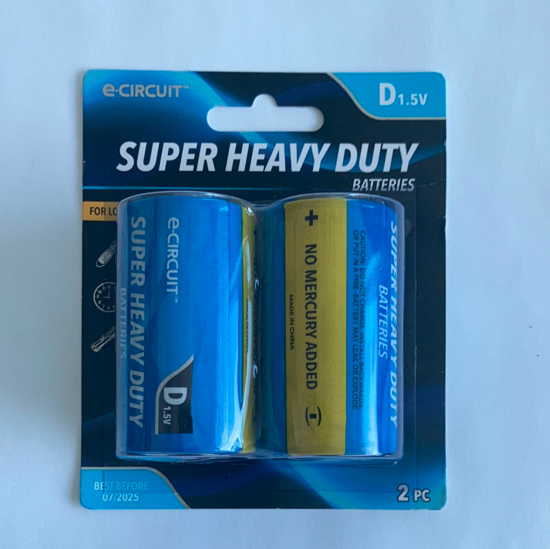 D1.5v heavy duty battery