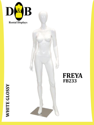 Egghead Full Body White Glossy female FREYA FB233