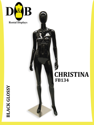 Egghead Full Black Body  Glossy  Female CHRISTINA FB134