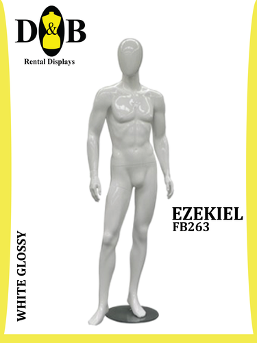 Egghead Full Body White Glossy Male EZEKIEL FB263