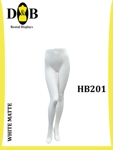 Half Body Matte White, Female HB201